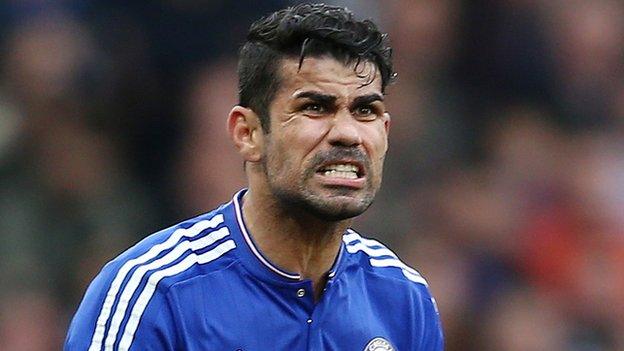 Chelsea striker Diego Costa