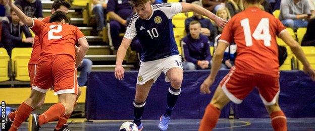 Futsal is only just taking hold in Scotland