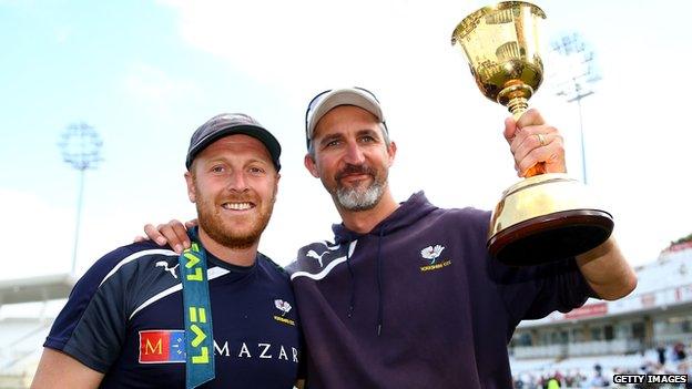 Andrew Gale and Jason Gillespie