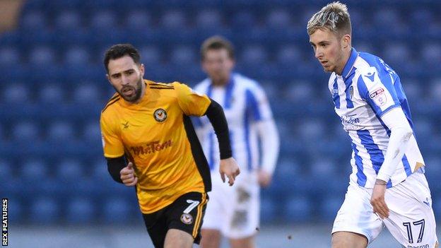 Ben Stevenson in action for Colchester