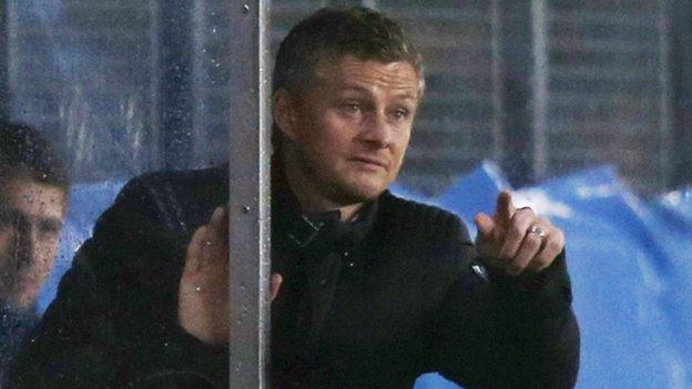 Molde head coach Ole Gunnar Solskjaer