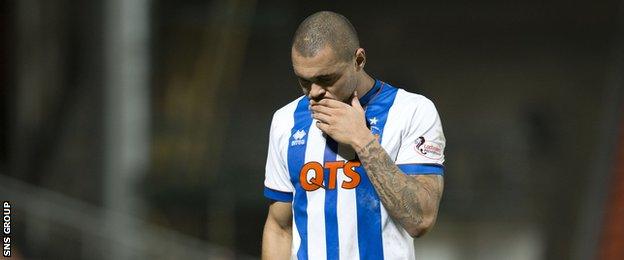 Josh Magennis scored a late consolation goal for Kilmarnock