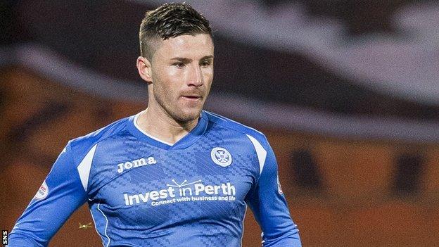 St Johnstone forward Michael O'Halloran