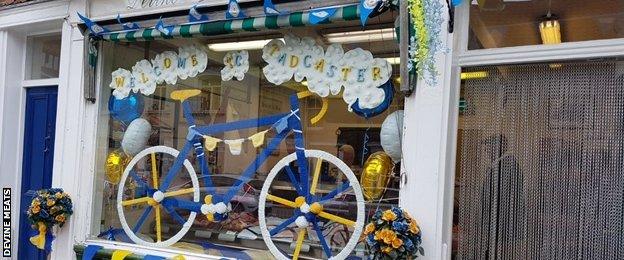 Devine Butchers' shop front