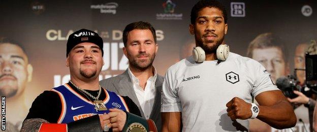 Andy Ruiz and Anthony Joshua