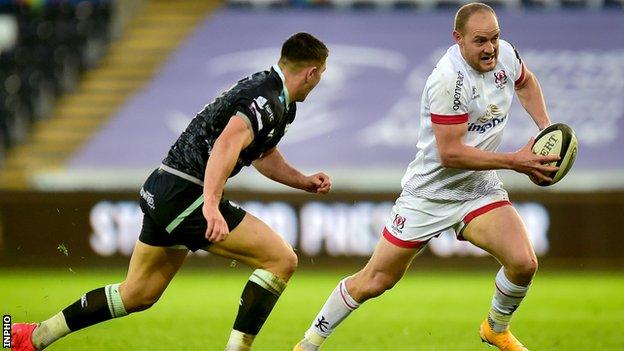 Matt Faddes in action against Ospreys in October