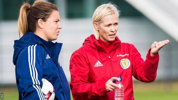 Rachel Corsie and Shelley Kerr