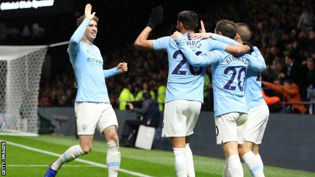 Manchester City celebrate