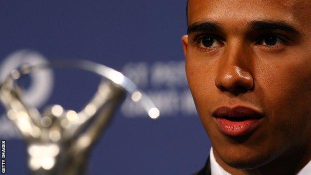 Lewis Hamilton Laureus Sports Awards