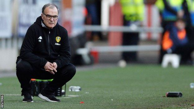 Leeds head coach Marcel Bielsa