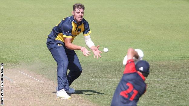 Bowler Roman Walker broke into Glamorgan's first team in 2019