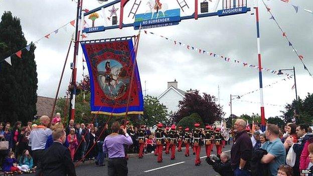 Parade in Kesh