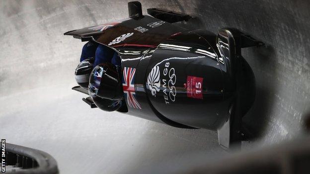 Team GB bobsleigh at the 2018 Winter Olympics