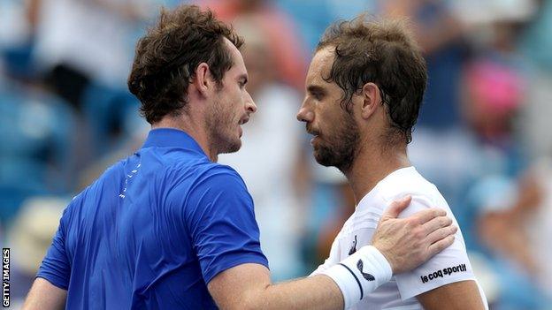 Andy Murray and Richard Gasquet