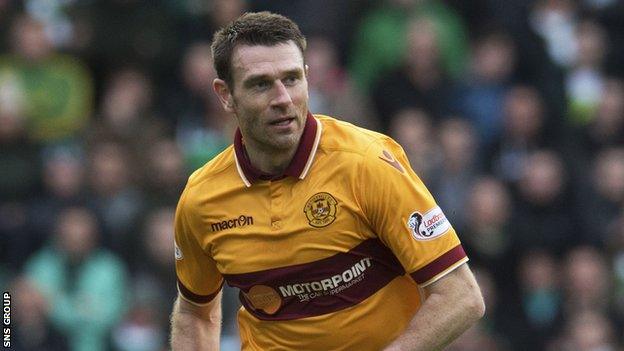 Motherwell defender Stephen McManus