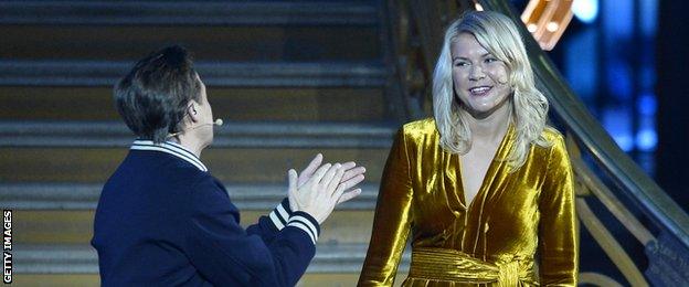 DJ Martin Solveig announces Ada Hegerberg as the Ballon D'Or winner