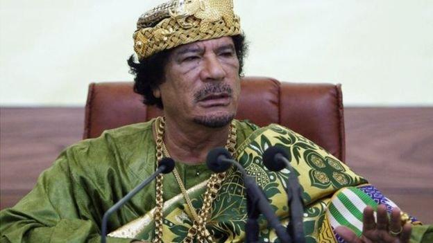 Muammar Gaddafi was toppled in 2011