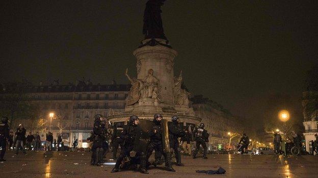 Paris protest