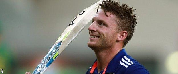 England's Jos Buttler scored a 46-ball century in the final one-day international against Pakistan