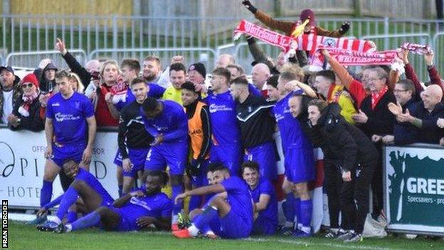 Whitehawk celebrate