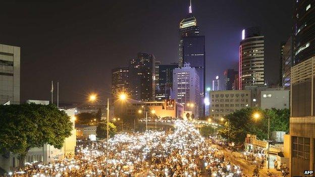 FireChat became popular with protestors in Hong Kong last year.