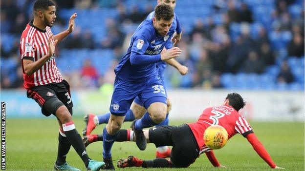 New loan signing Yanic Wildschut marked his Cardiff City debut by setting up Anthony Pilkington's late goal