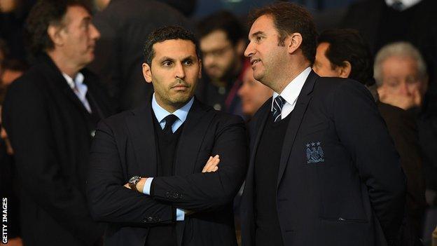 Khaldoon al Mubarak and Ferran Soriano