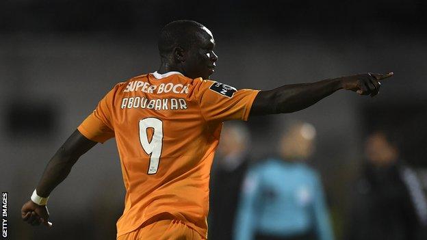 Porto striker Vincent Aboubakar is one of Swansea's transfer targets in January