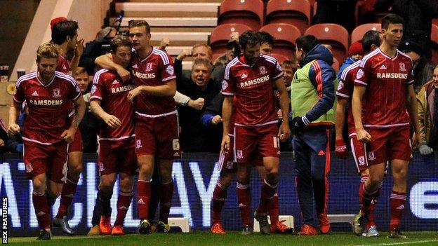 Middlesbrough celebrate