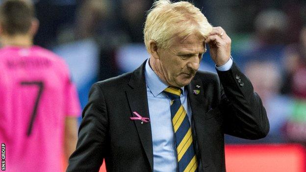 Scotland head coach Gordon Strachan