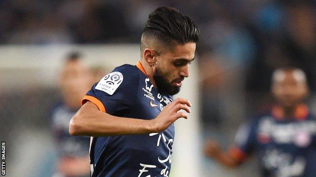 Algeria and Montpellier's Ryad Boudebouz