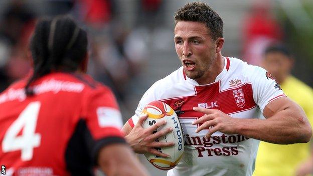 England's Sam Burgess