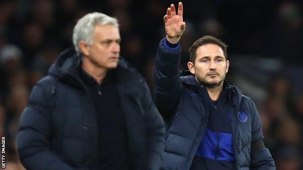 Jose Mourinho and Frank Lampard