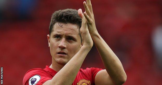 Manchester United midfielder Ander Herrera