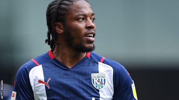 Romaine Sawyers in action for West Brom