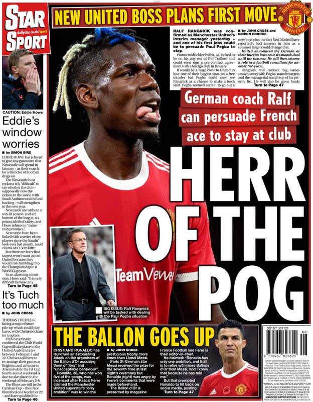 Daily Star back page