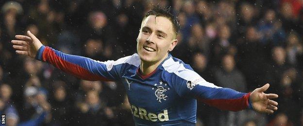 Rangers winger Barrie McKay