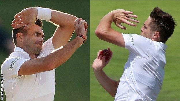 Jimmy Anderson and Chris Woakes