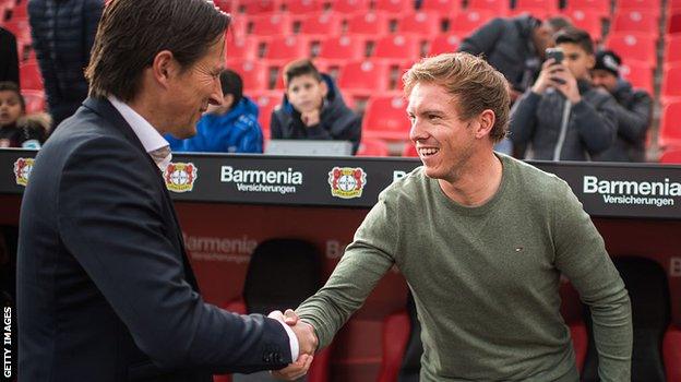 Roger Schmidt and Julian Nagelsmann