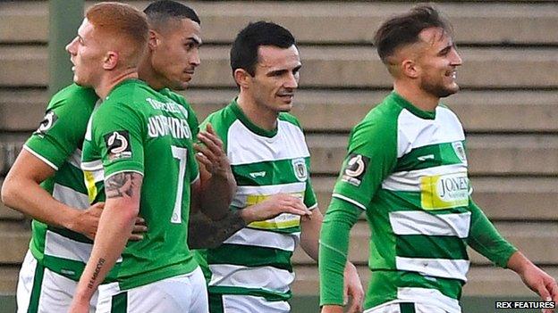 YeovilTown are currently fourth in the National League