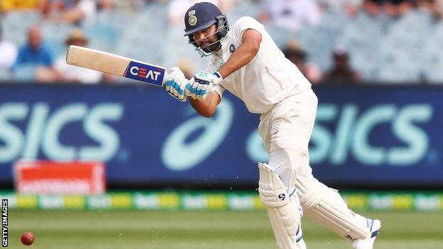 India batsman Rohit Sharma plays a shot