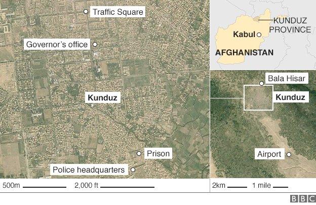 map of Kunduz