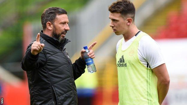 Derek McInnes and Ryan Jack