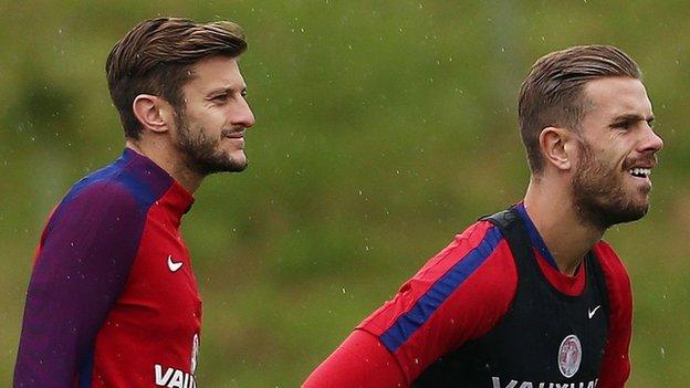 Adam Lallana (left) and Jordan Henderson