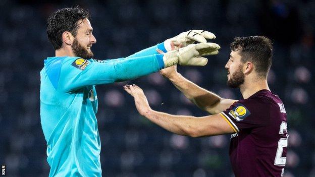 Craig Gordon and Craig Halkett