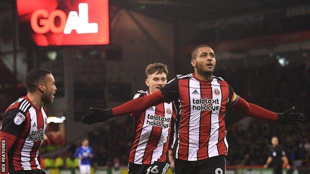 Sheffield United striker Leon Clarke