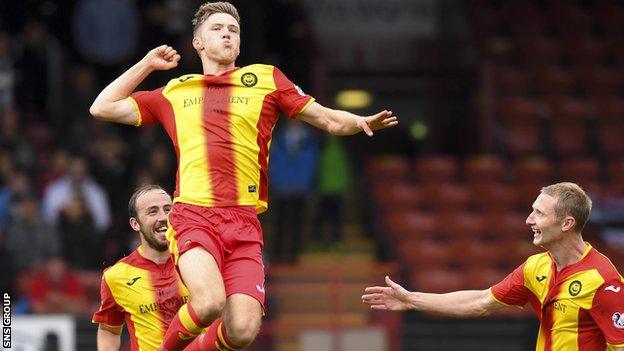 Partick Thistle winger Blair Spittal