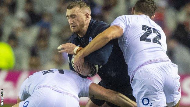 Scotland lost 13-6 to England at a wet and blustery Murrayfield last year