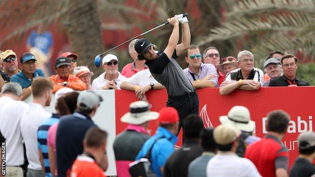 Tommy Fleetwood in Abu Dhabi