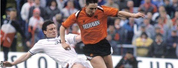 Jim McInally spent 10 seasons at Dundee Utd across two spells